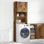 Armario lavadora madera ingeniería madera antigua 64x24x190 cm de , Accesorios para lavadoras y secadoras - Ref: Foro24-85913...