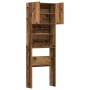 Armario lavadora madera ingeniería madera antigua 64x24x190 cm de , Accesorios para lavadoras y secadoras - Ref: Foro24-85913...