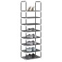 Zapatero 8 niveles negro 44x28x145 cm tejido no tejido de , Zapateros y organizadores de calzado - Ref: Foro24-4100619, Preci...
