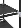Zapatero 8 niveles negro 44x28x145 cm tejido no tejido de , Zapateros y organizadores de calzado - Ref: Foro24-4100619, Preci...