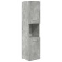 Juego muebles de baño 4 pzas madera contrachapada gris hormigón de , Muebles de baño - Ref: Foro24-3324899, Precio: 263,76 €,...