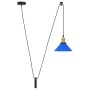Lámpara colgante regulable en altura E27 oscuro brillante Ø22cm de , Lámparas - Ref: Foro24-4103444, Precio: 29,60 €, Descuen...