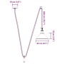 Lámpara colgante regulable en altura E27 oscuro brillante Ø22cm de , Lámparas - Ref: Foro24-4103444, Precio: 29,60 €, Descuen...