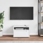 Mueble de TV VISNES blanco 60x40x38 cm madera de ingeniería de , Muebles TV - Ref: Foro24-4108288, Precio: 79,80 €, Descuento: %