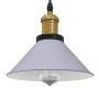 Lámpara colgante regulable en altura E27 gris brillante Ø 22cm de , Lámparas - Ref: Foro24-4103446, Precio: 29,60 €, Descuent...