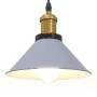 Lámpara colgante regulable en altura E27 gris brillante Ø 22cm de , Lámparas - Ref: Foro24-4103446, Precio: 29,60 €, Descuent...