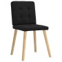 Sillas de comedor 4 unidades tela negras de , Sillas de comedor - Ref: Foro24-3315170, Precio: 195,49 €, Descuento: %