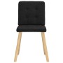 Sillas de comedor 4 unidades tela negras de , Sillas de comedor - Ref: Foro24-3315170, Precio: 195,49 €, Descuento: %
