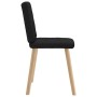 Sillas de comedor 4 unidades tela negras de , Sillas de comedor - Ref: Foro24-3315170, Precio: 195,49 €, Descuento: %