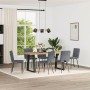 Sillas de comedor 6 unidades terciopelo gris oscuro de , Sillas de comedor - Ref: Foro24-3315428, Precio: 242,00 €, Descuento: %
