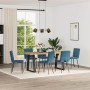 Sillas de comedor 6 unidades terciopelo azul de , Sillas de comedor - Ref: Foro24-3315437, Precio: 240,02 €, Descuento: %