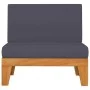 Juego muebles de jardín y cojines 10 pzas madera maciza acacia de vidaXL, Conjuntos de jardín - Ref: Foro24-3058127, Precio: ...