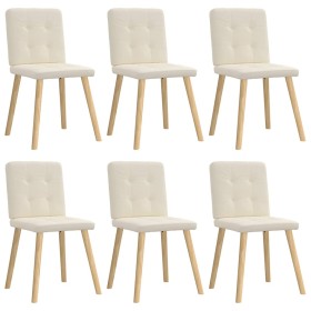 Sillas de comedor 6 unidades lino de , Sillas de comedor - Ref: Foro24-3315449, Precio: 305,20 €, Descuento: %