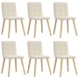 Sillas de comedor 6 unidades lino de , Sillas de comedor - Ref: Foro24-3315449, Precio: 305,20 €, Descuento: %