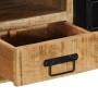 Mueble de TV madera maciza de mango rugosa 100x30x35 cm de , Muebles TV - Ref: Foro24-4013593, Precio: 207,81 €, Descuento: %