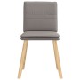 Sillas de comedor 2 unidades tela gris taupé de , Sillas de comedor - Ref: Foro24-4101261, Precio: 110,42 €, Descuento: %