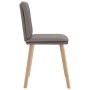 Sillas de comedor 2 unidades tela gris taupé de , Sillas de comedor - Ref: Foro24-4101261, Precio: 110,42 €, Descuento: %