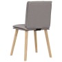 Sillas de comedor 2 unidades tela gris taupé de , Sillas de comedor - Ref: Foro24-4101261, Precio: 110,42 €, Descuento: %