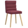 Sillas de comedor 2 unidades tela rojo tinto de , Sillas de comedor - Ref: Foro24-4101296, Precio: 112,61 €, Descuento: %