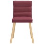 Sillas de comedor 2 unidades tela rojo tinto de , Sillas de comedor - Ref: Foro24-4101296, Precio: 112,61 €, Descuento: %