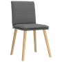 Sillas de comedor 2 unidades tela gris oscuro de , Sillas de comedor - Ref: Foro24-4101256, Precio: 110,42 €, Descuento: %