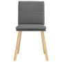 Sillas de comedor 2 unidades tela gris oscuro de , Sillas de comedor - Ref: Foro24-4101256, Precio: 110,42 €, Descuento: %