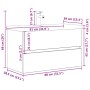 Set muebles de baño 2 piezas madera contrachapada gris hormigón de , Muebles de baño - Ref: Foro24-3324915, Precio: 232,90 €,...