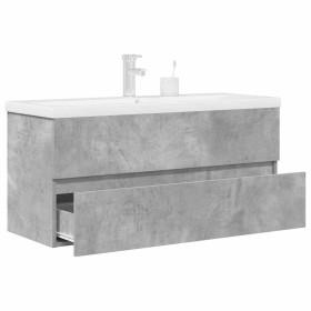 Set muebles de baño 2 piezas madera contrachapada gris hormigón de , Muebles de baño - Ref: Foro24-3324917, Precio: 326,93 €,...
