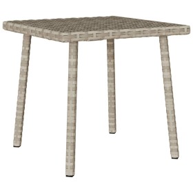 Mesa centro jardín rectangular gris claro 40x40x37cm de , Mesas de jardín - Ref: Foro24-4104049, Precio: 29,66 €, Descuento: %