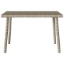 Mesa centro jardín rectangular gris claro 60x40x37 cm de , Mesas de jardín - Ref: Foro24-4104054, Precio: 34,80 €, Descuento: %