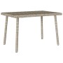 Mesa centro jardín rectangular gris claro 60x40x37 cm de , Mesas de jardín - Ref: Foro24-4104054, Precio: 34,80 €, Descuento: %