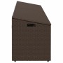 Caja de almacenaje jardín ratán sintético marrón 220x50x58 cm de , Cajas de almacenaje para exteriores - Ref: Foro24-4104075,...