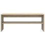 Mueble de TV madera contrachapada color roble 100x40x40cm de , Muebles TV - Ref: Foro24-859120, Precio: 42,71 €, Descuento: %