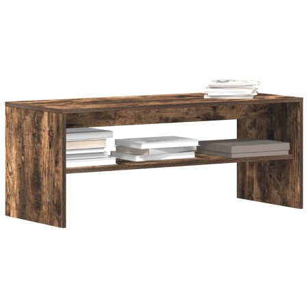 Mueble de TV madera contrachapada roble ahumado 100x40x40 cm de , Muebles TV - Ref: Foro24-859122, Precio: 42,71 €, Descuento: %