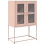 Aparador de acero rosa 68x39x107 cm de , Aparadores - Ref: Foro24-853375, Precio: 112,20 €, Descuento: %