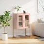Aparador de acero rosa 68x39x107 cm de , Aparadores - Ref: Foro24-853375, Precio: 112,20 €, Descuento: %