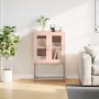 Aparador de acero rosa 68x39x107 cm de , Aparadores - Ref: Foro24-853375, Precio: 112,20 €, Descuento: %