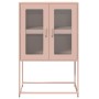Aparador de acero rosa 68x39x107 cm de , Aparadores - Ref: Foro24-853375, Precio: 112,20 €, Descuento: %
