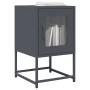 Mesita de noche acero laminado en frío antracita 36x39x60,5 cm de , Mesitas de noche - Ref: Foro24-853328, Precio: 52,24 €, D...