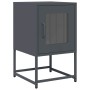 Mesita de noche acero laminado en frío antracita 36x39x60,5 cm de , Mesitas de noche - Ref: Foro24-853328, Precio: 52,24 €, D...