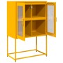 Aparador de acero amarillo mostaza 68x39x107 cm de , Aparadores - Ref: Foro24-853377, Precio: 97,54 €, Descuento: %