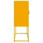 Aparador de acero amarillo mostaza 68x39x107 cm de , Aparadores - Ref: Foro24-853377, Precio: 97,54 €, Descuento: %