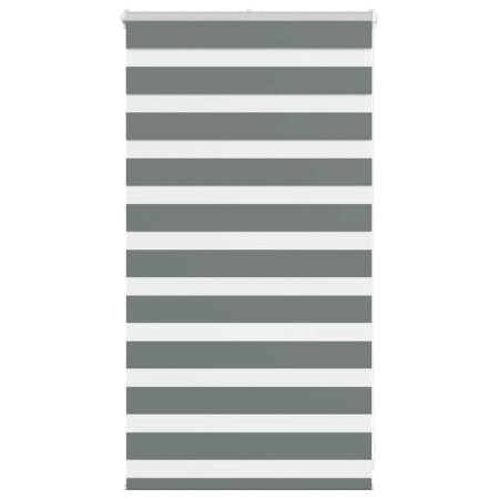 Estor cebra gris oscuro 70x100cm tejido ancho 65,9 cm poliéster de , Persianas y estores - Ref: Foro24-4014099, Precio: 25,97...