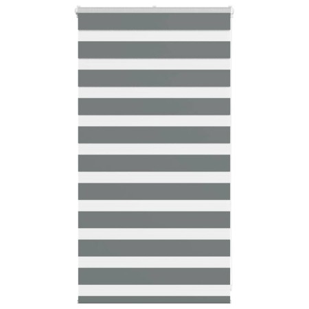 Estor cebra gris oscuro 90x100cm tejido ancho 85,9 cm poliéster de , Persianas y estores - Ref: Foro24-4014103, Precio: 22,49...