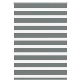 Estor cebra gris oscuro tejido ancho 110,9 cm poliéster de , Persianas y estores - Ref: Foro24-4014134, Precio: 29,05 €, Desc...