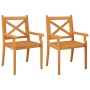 Juego de comedor de jardín 3 piezas madera maciza de acacia de vidaXL, Conjuntos de jardín - Ref: Foro24-3057997, Precio: 270...
