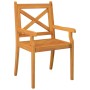 Juego de comedor de jardín 3 piezas madera maciza de acacia de vidaXL, Conjuntos de jardín - Ref: Foro24-3057997, Precio: 270...