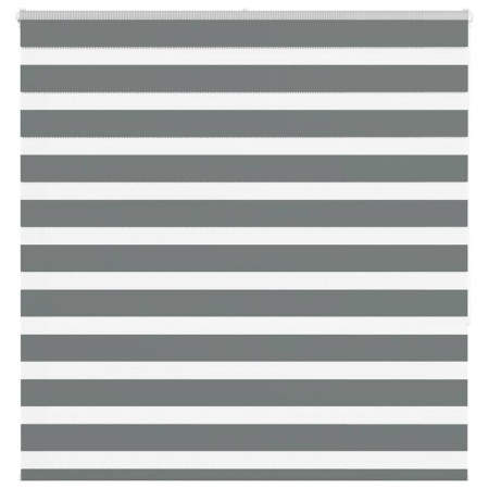 Estor cebra gris oscuro tejido ancho 145,9 cm poliéster de , Persianas y estores - Ref: Foro24-4014141, Precio: 33,72 €, Desc...