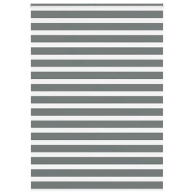 Estor cebra gris oscuro tejido ancho 155,9 cm poliéster de , Persianas y estores - Ref: Foro24-4014169, Precio: 38,16 €, Desc...