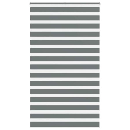 Estor cebra gris oscuro tejido ancho 120,9 cm poliéster de , Persianas y estores - Ref: Foro24-4014162, Precio: 33,12 €, Desc...
